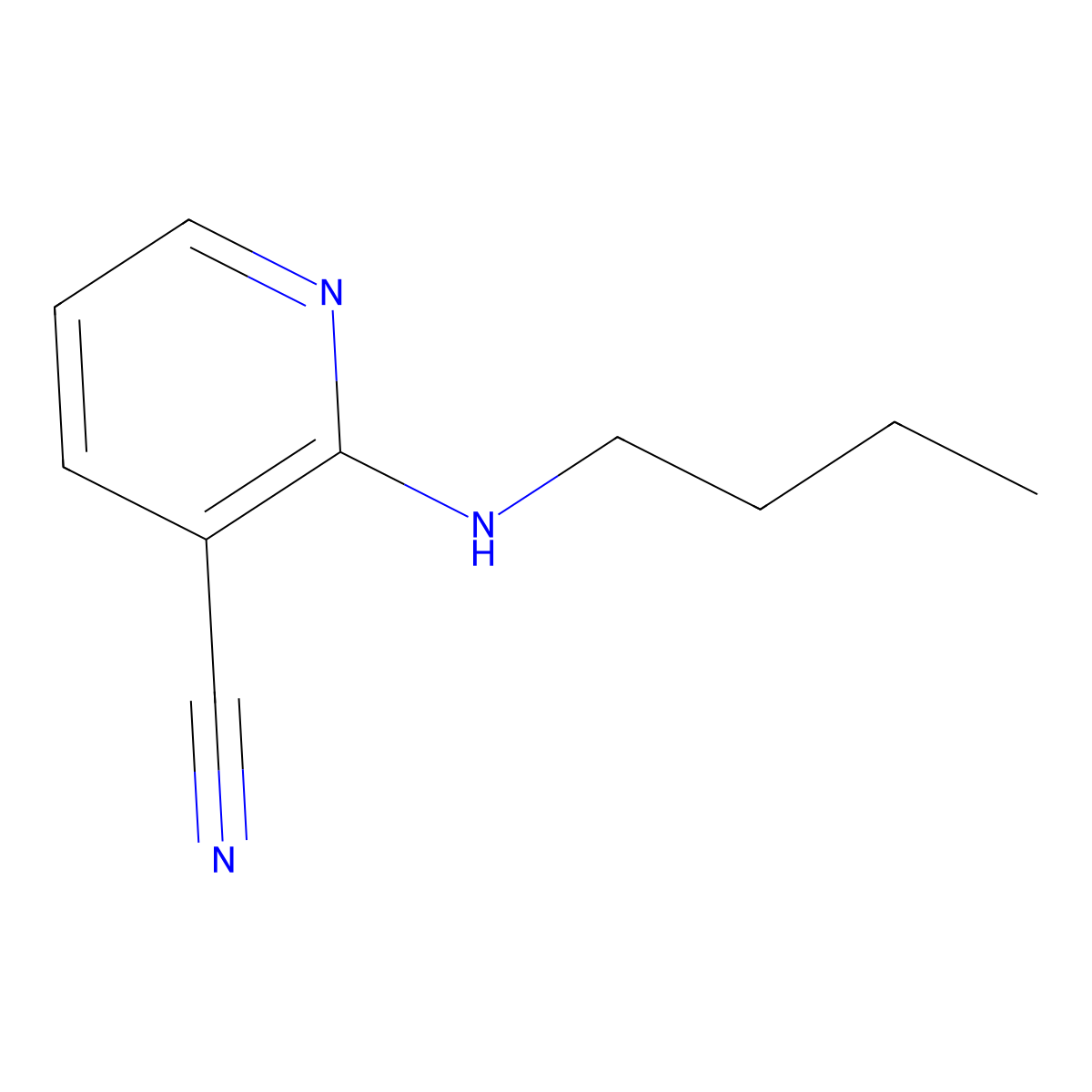 2-(Butylamino)nicotinonitrile molecular structure, CAS 74611-50-0