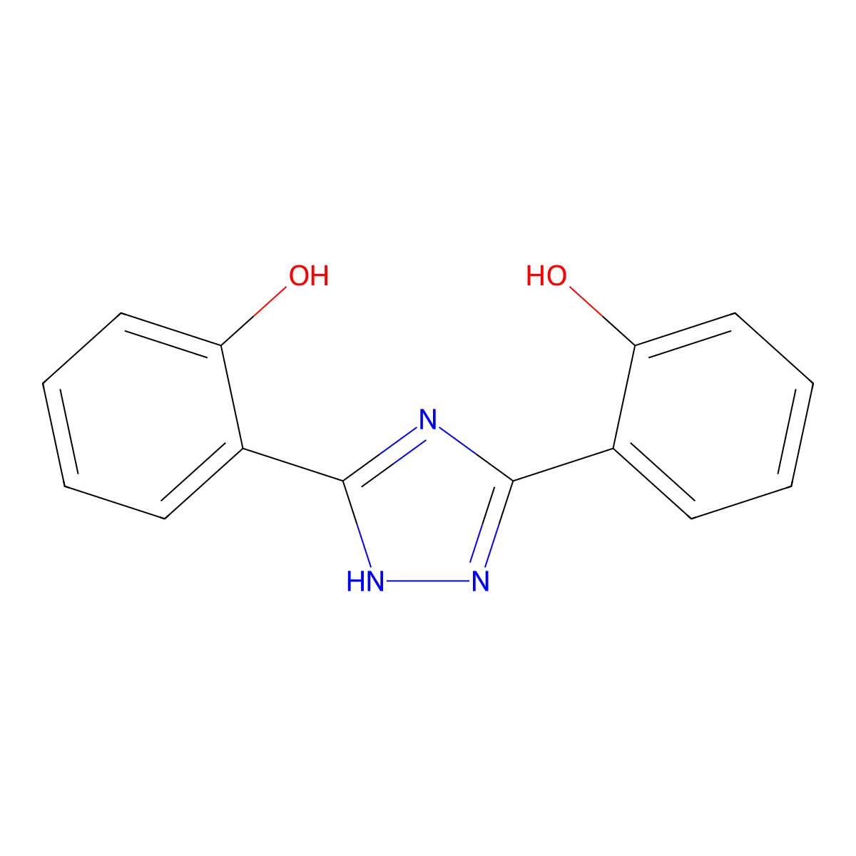 (6E)-6-[(5Z)-5-(6-oxocyclohexa-2,4-dien-1-ylidene)-1,2,4-triazolidin-3-ylidene]cyclohexa-2,4-dien-1-one molecular structure, CAS 74619-50-4