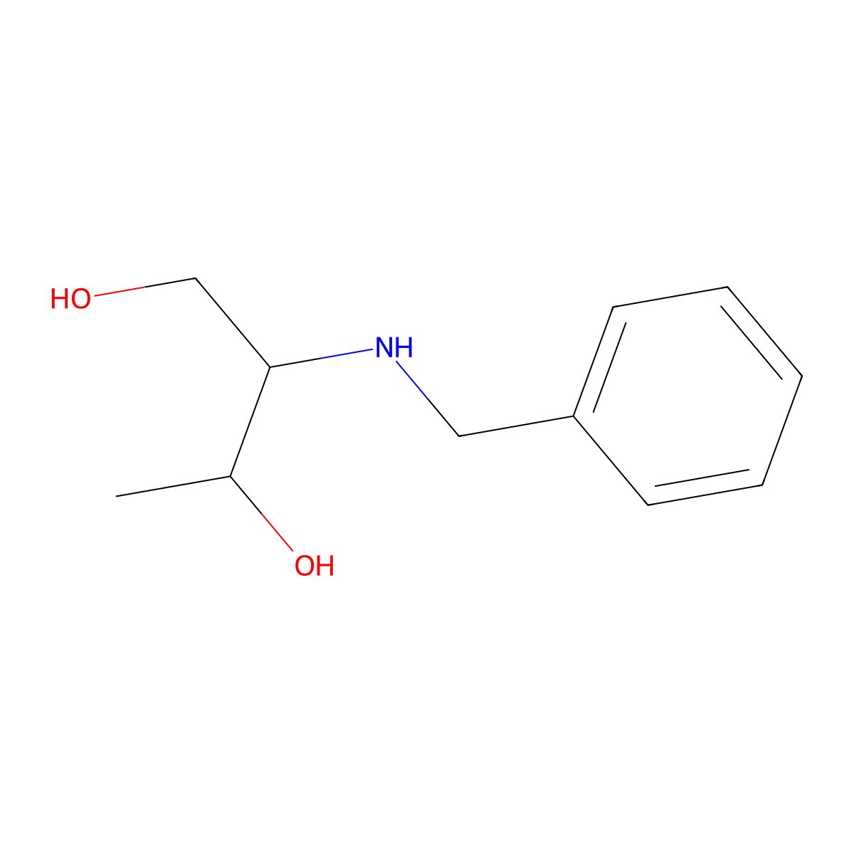 2-(Benzylamino)butane-1,3-diol molecular structure, CAS 7462-56-8