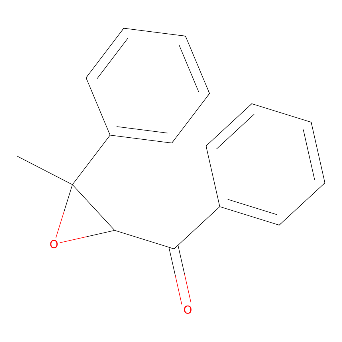 (3-Methyl-3-phenyloxiran-2-yl)(phenyl)methanone molecular structure, CAS 7462-67-1