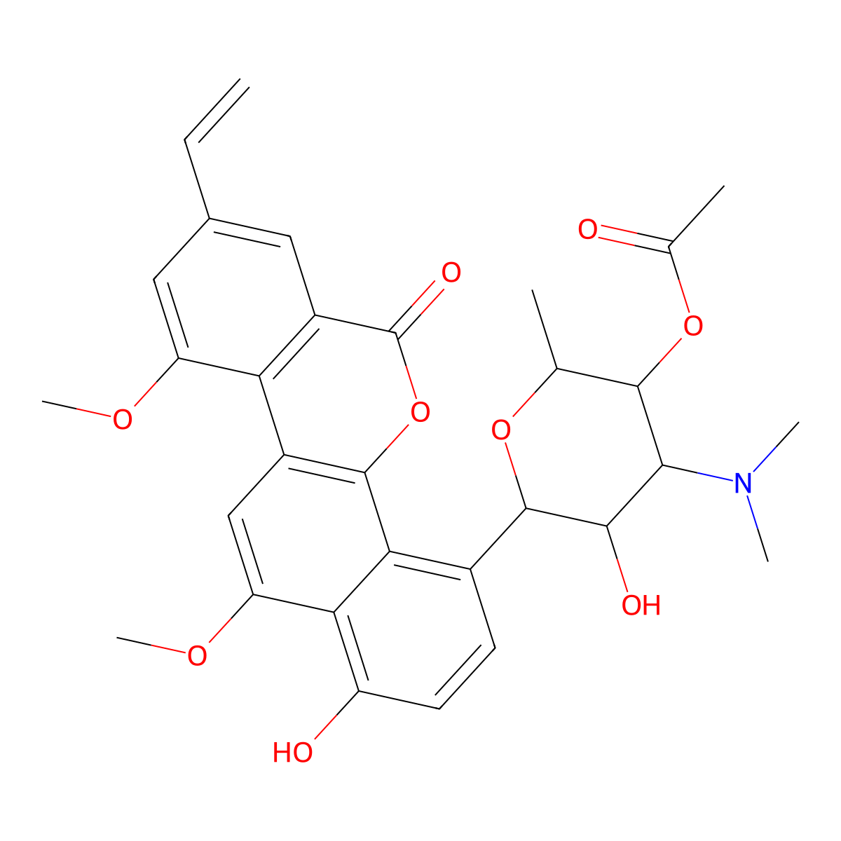 Ravidomycin molecular structure, CAS 74622-75-6