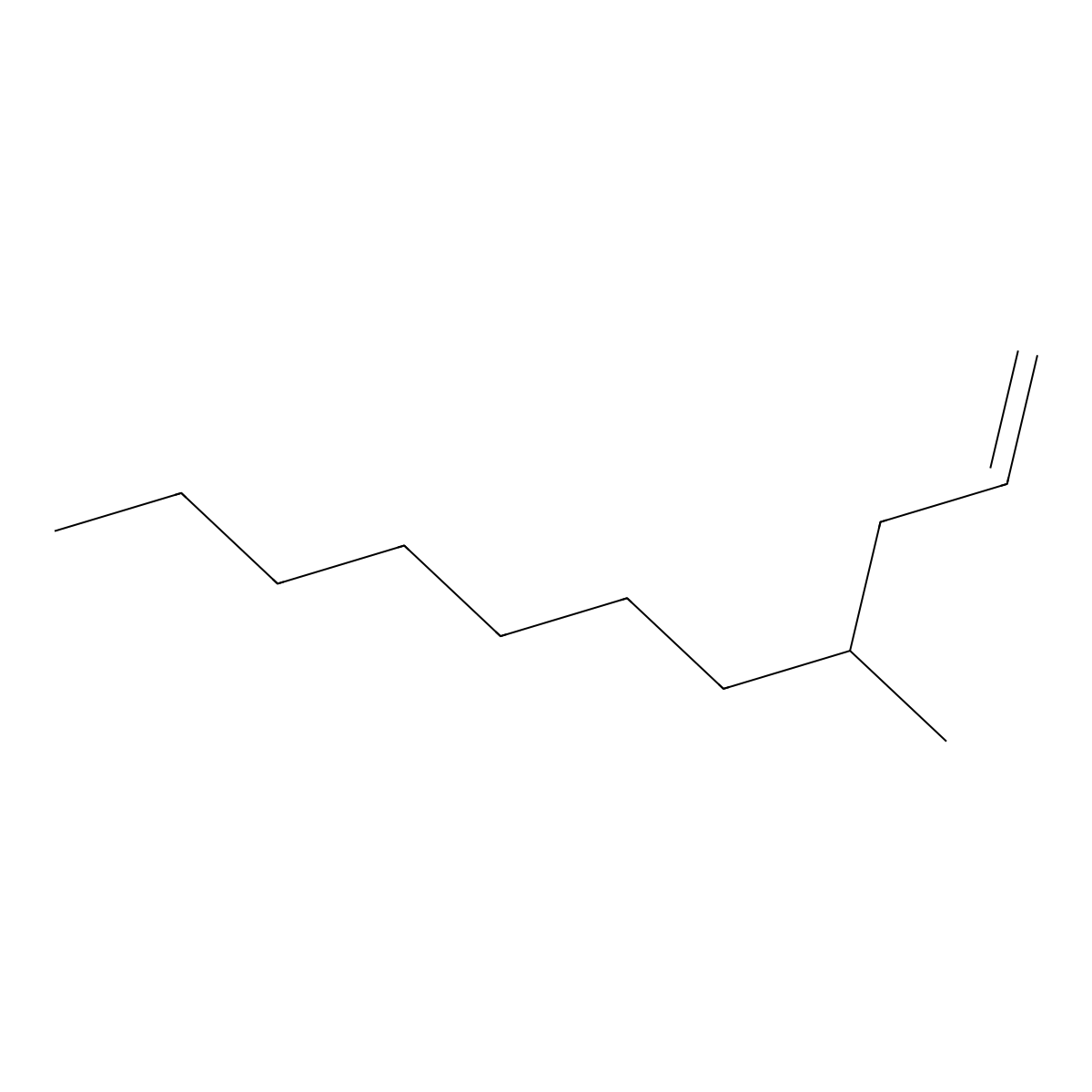 4-Methyl-1-undecene molecular structure, CAS 74630-39-0