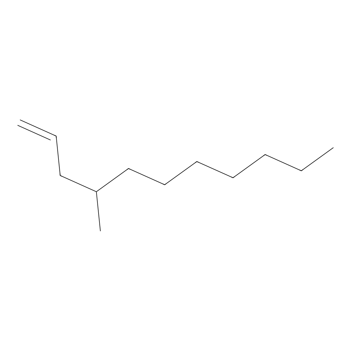 4-Methyl-1-undecene molecular structure, CAS 74630-39-0