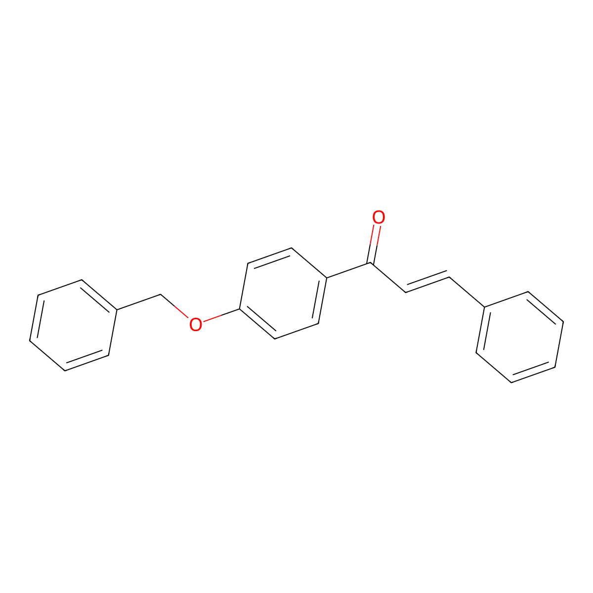 1-[4-(Benzyloxy)phenyl]-3-phenylprop-2-en-1-one molecular structure, CAS 74631-59-7