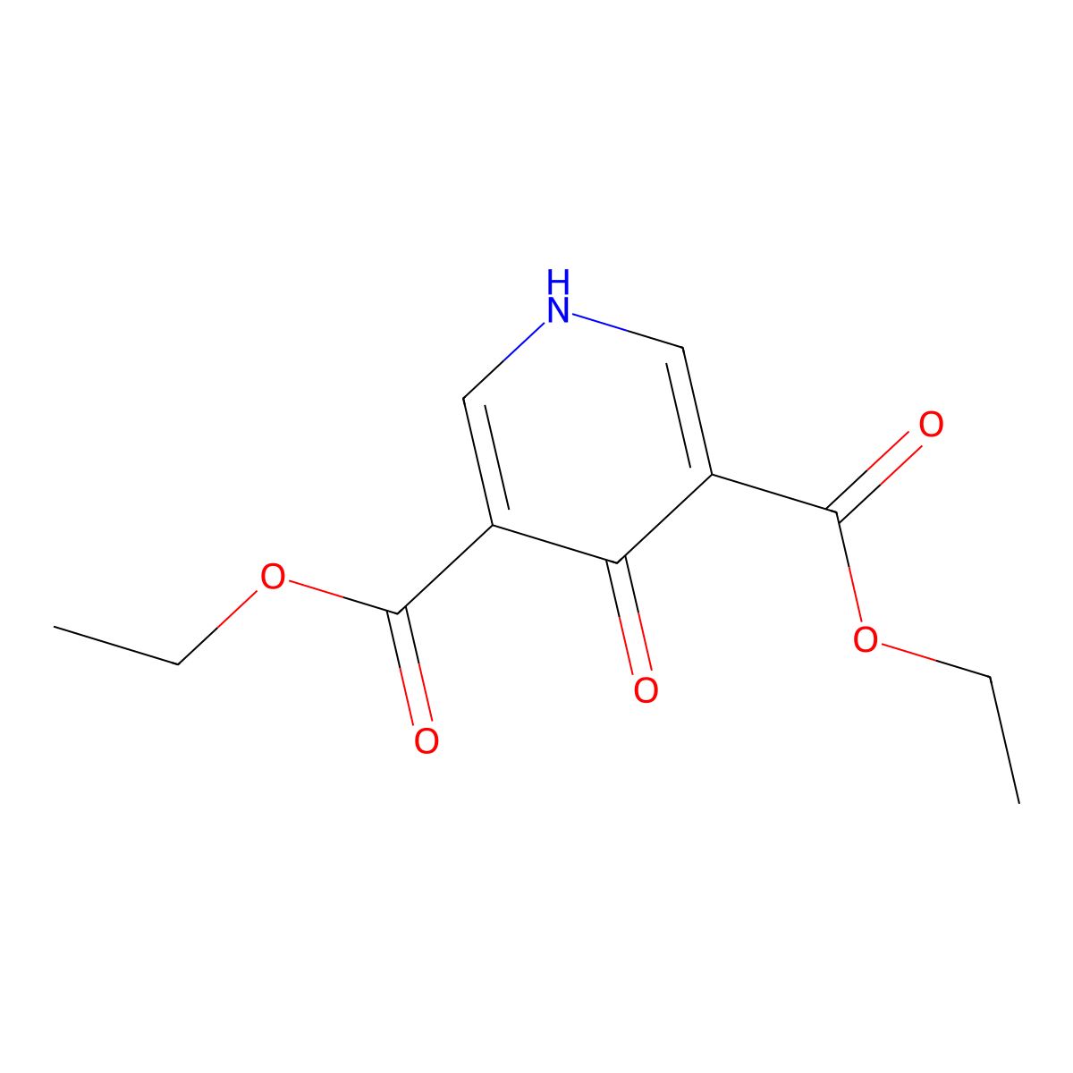 Diethyl 4-oxo-1,4-dihydropyridine-3,5-dicarboxylate molecular structure, CAS 74632-03-4