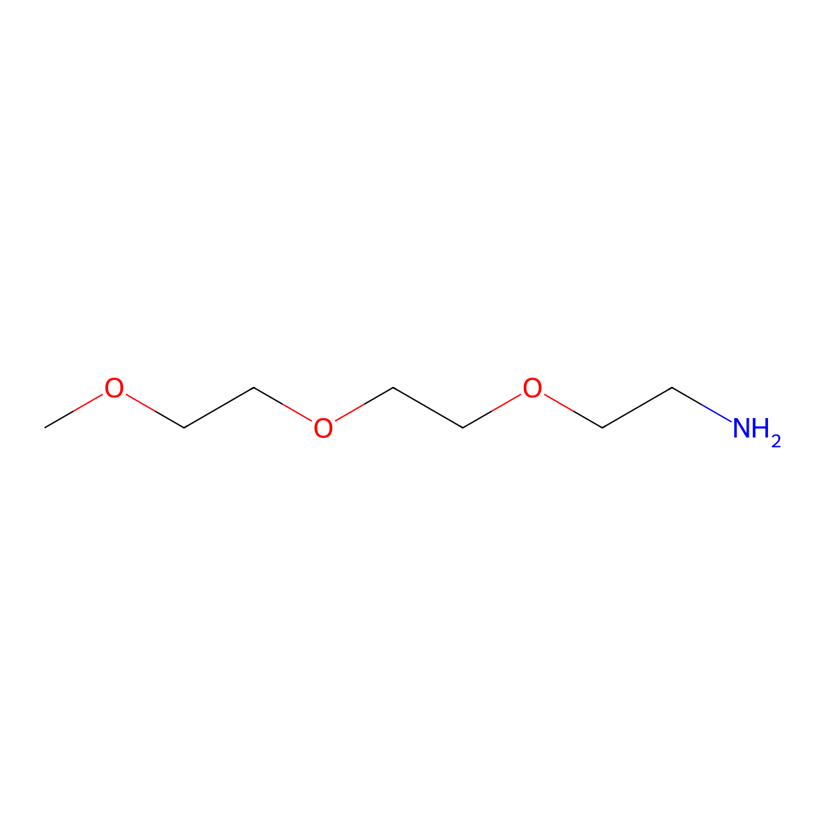 2-(2-(2-Methoxyethoxy)ethoxy)ethylamine molecular structure, CAS 74654-07-2