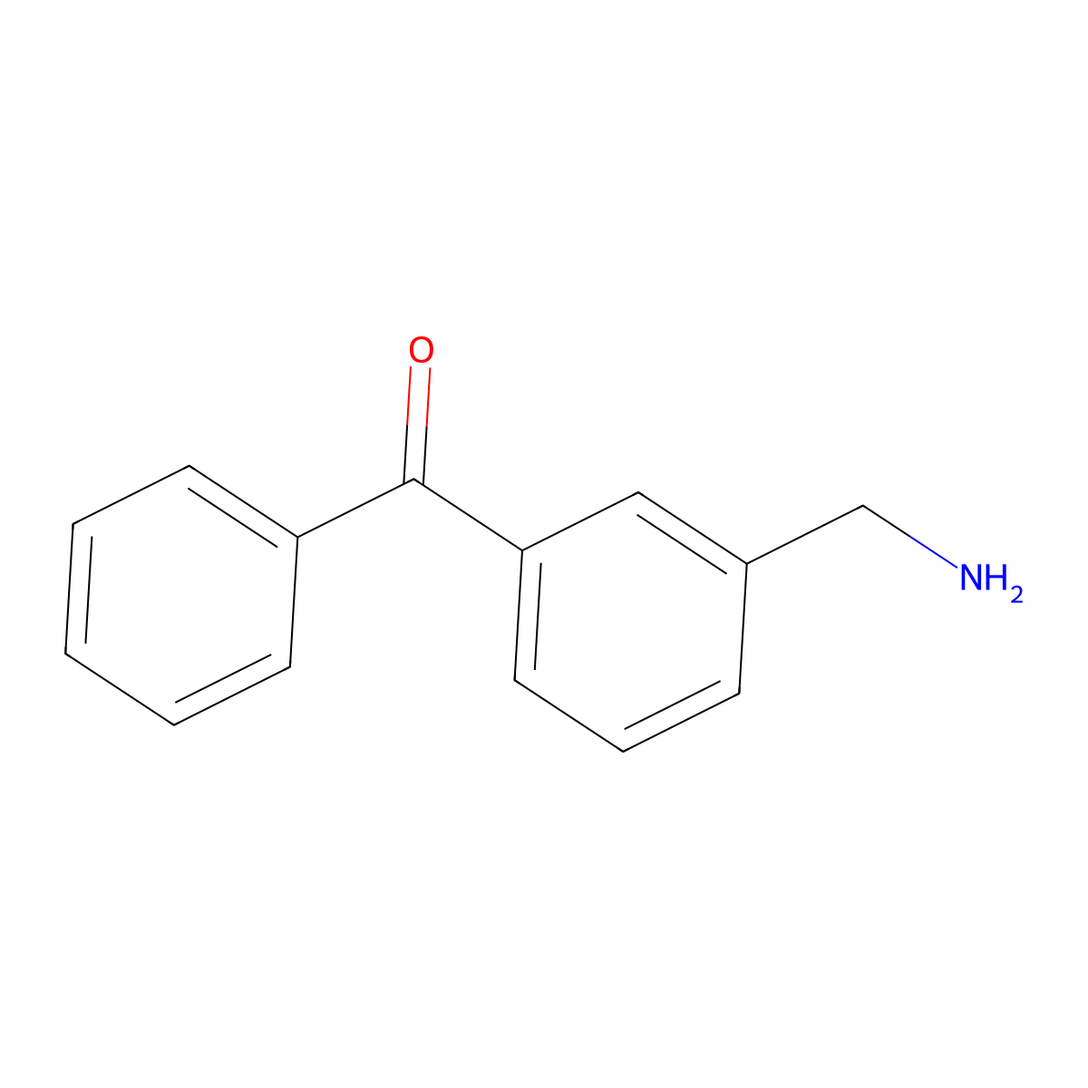 3-(Aminomethyl)benzophenone molecular structure, CAS 746578-74-5