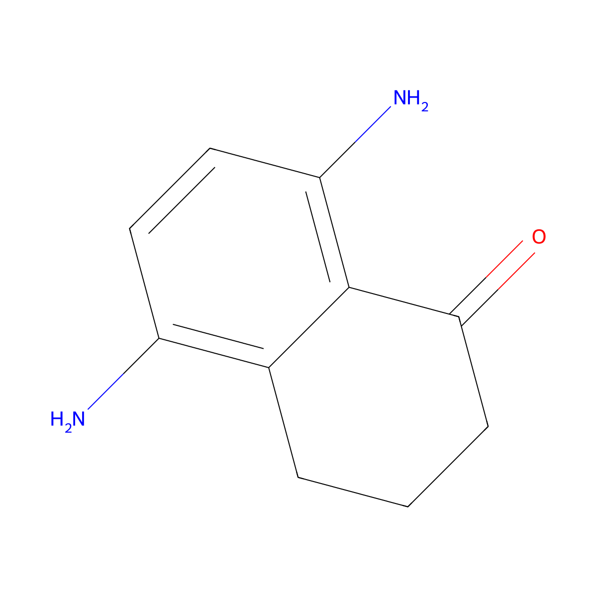 5,8-Diamino-3,4-dihydronaphthalen-1(2H)-one molecular structure, CAS 746589-05-9
