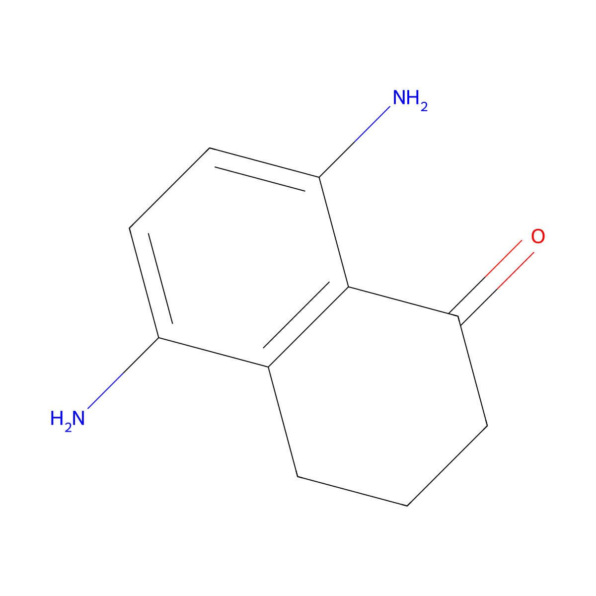 5,8-Diamino-3,4-dihydronaphthalen-1(2H)-one molecular structure, CAS 746589-05-9