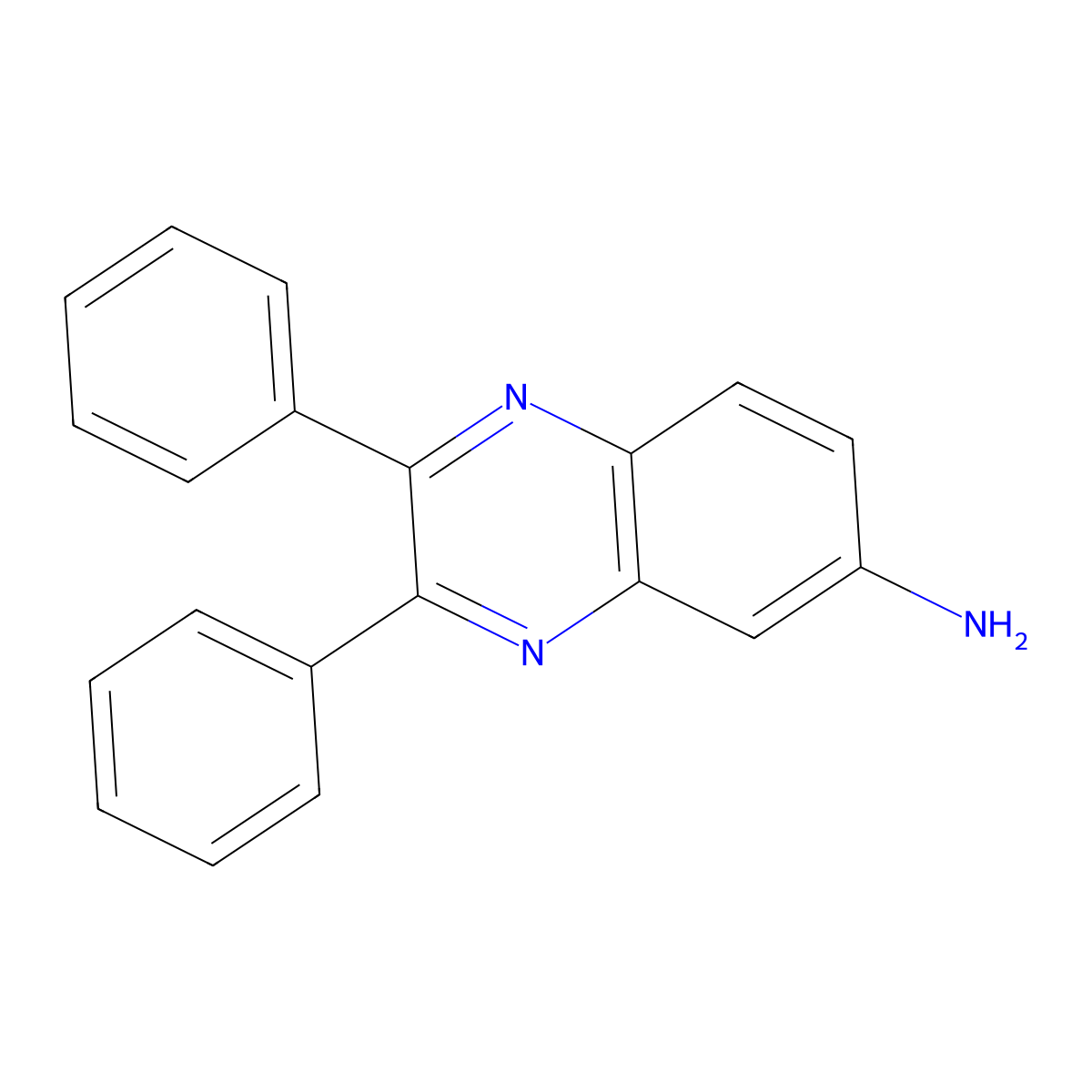 2,3-Diphenylquinoxalin-6-amine molecular structure, CAS 7466-46-8