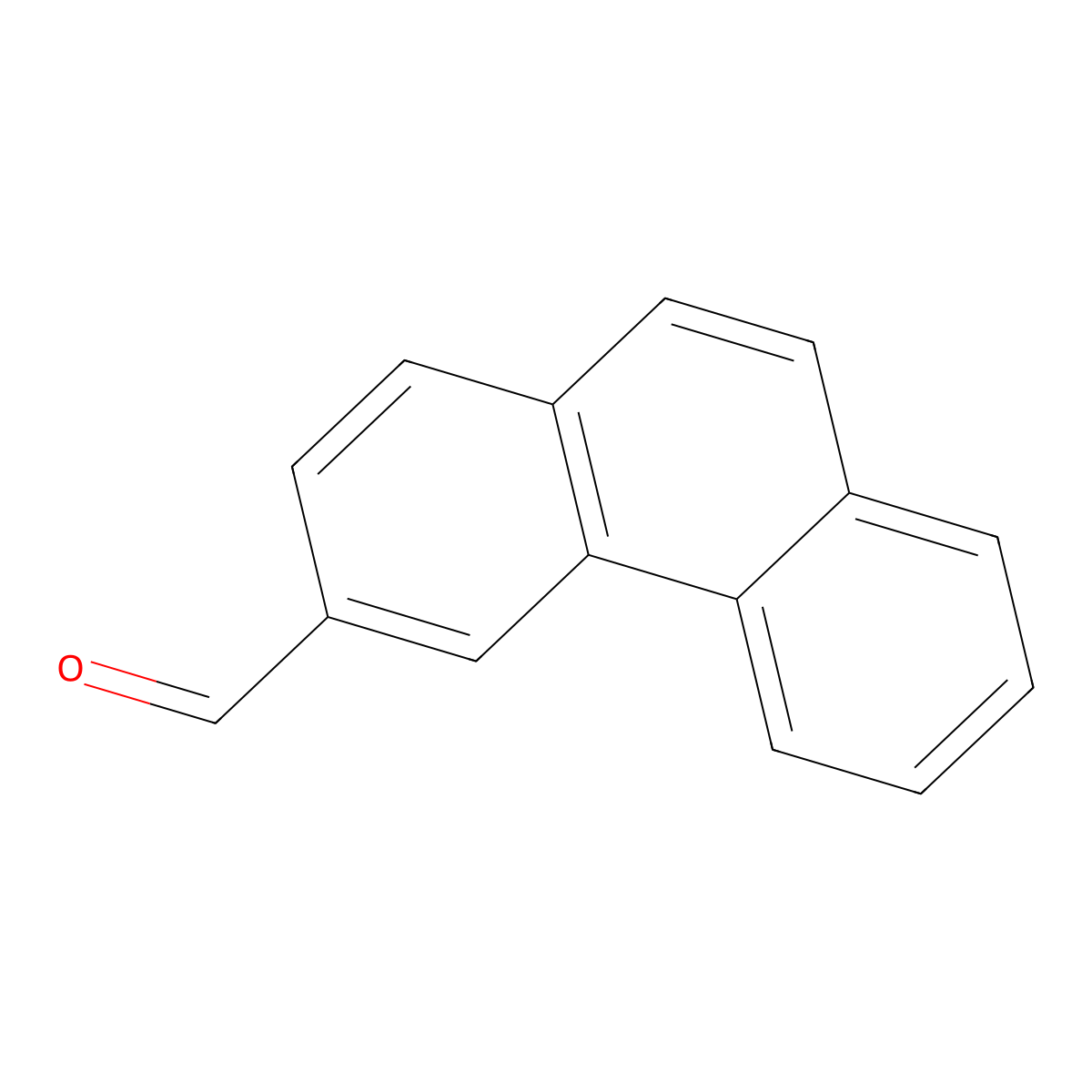 3-Phenanthrenecarboxaldehyde molecular structure, CAS 7466-50-4