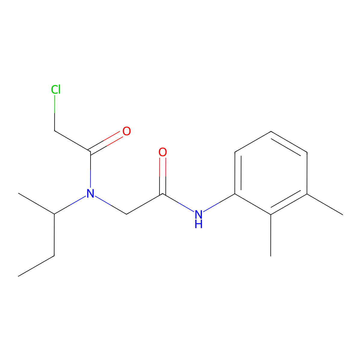 2-[N-(butan-2-yl)-2-chloroacetamido]-N-(2,3-dimethylphenyl)acetamide molecular structure, CAS 746608-41-3