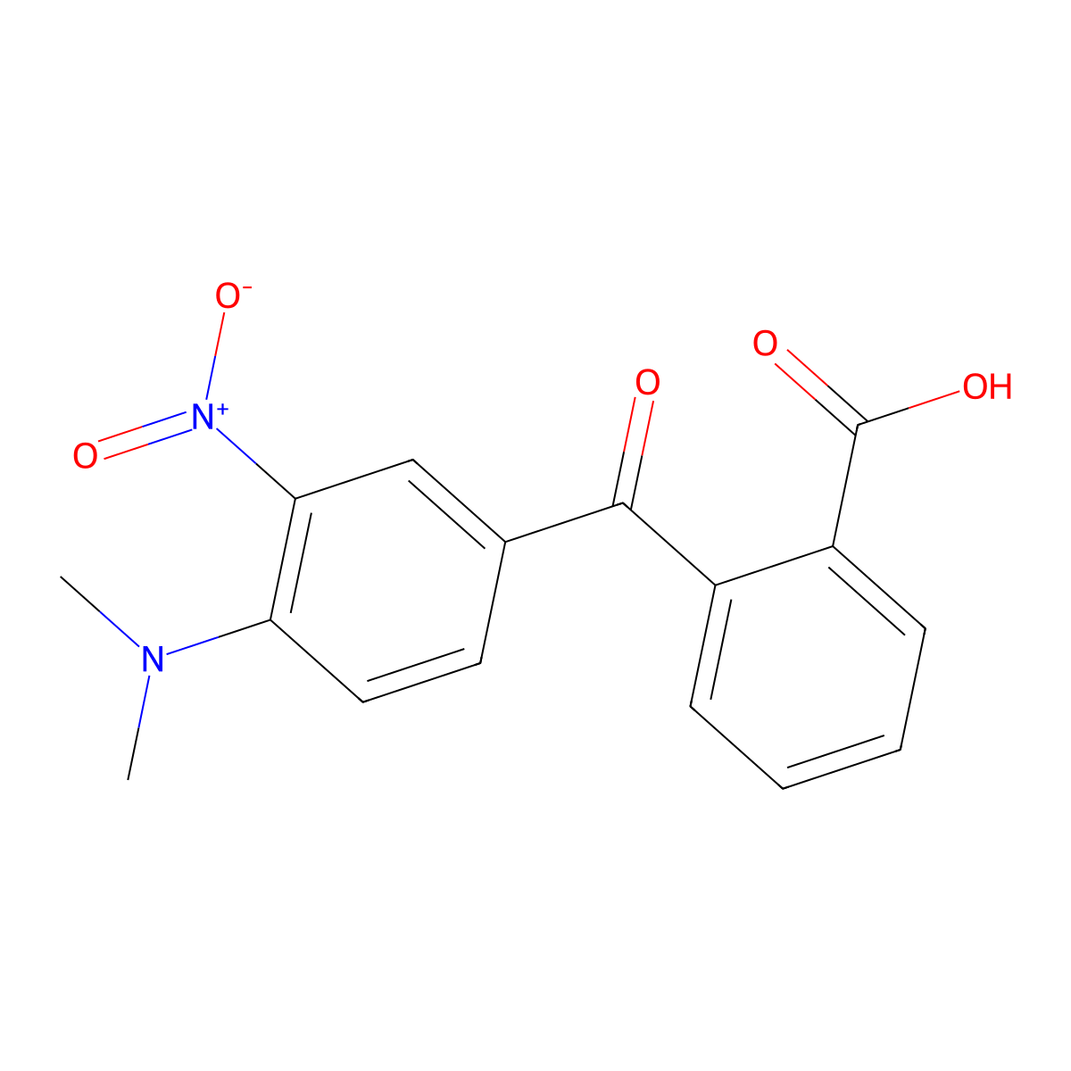 2-[4-(Dimethylamino)-3-nitrobenzoyl]benzoic acid molecular structure, CAS 746608-53-7