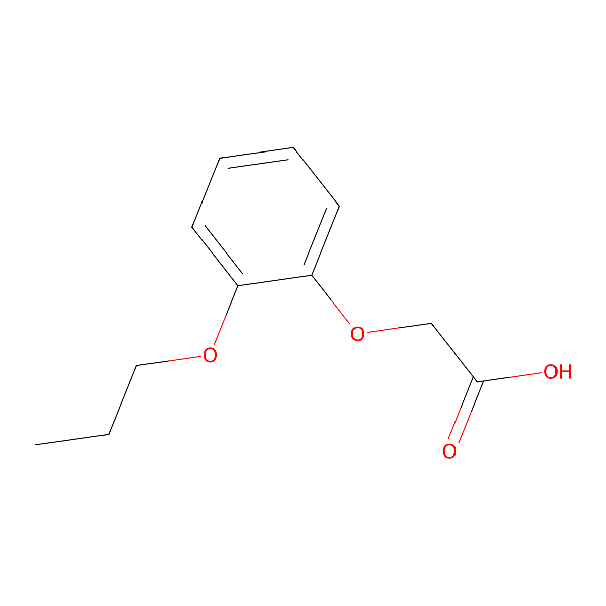 2-(2-propoxyphenoxy)acetic Acid molecular structure, CAS 746630-77-3