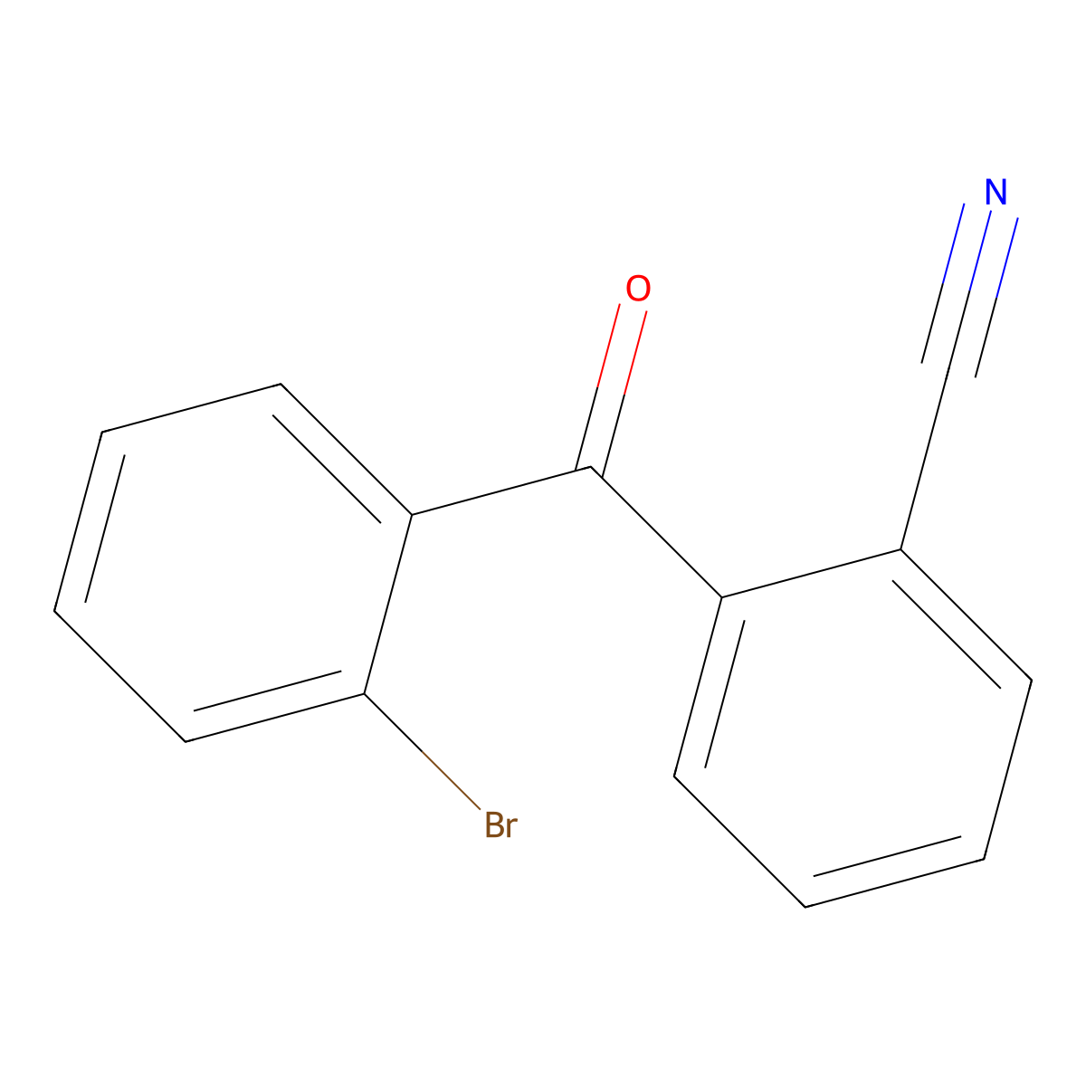 2-Bromo-2'-cyanobenzophenone molecular structure, CAS 746651-83-2