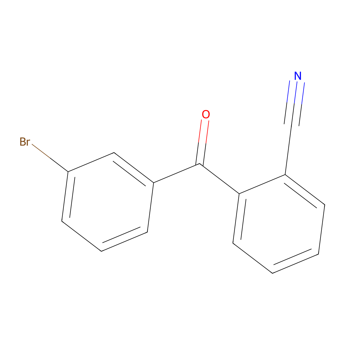 3-Bromo-2'-cyanobenzophenone molecular structure, CAS 746651-84-3