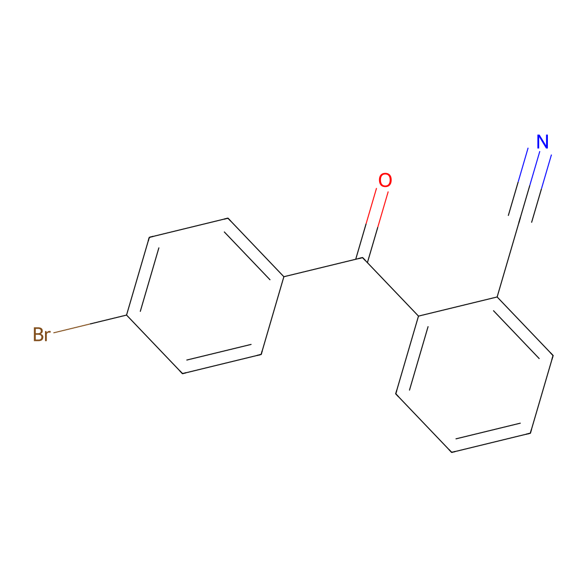 4-Bromo-2'-cyanobenzophenone molecular structure, CAS 746651-85-4