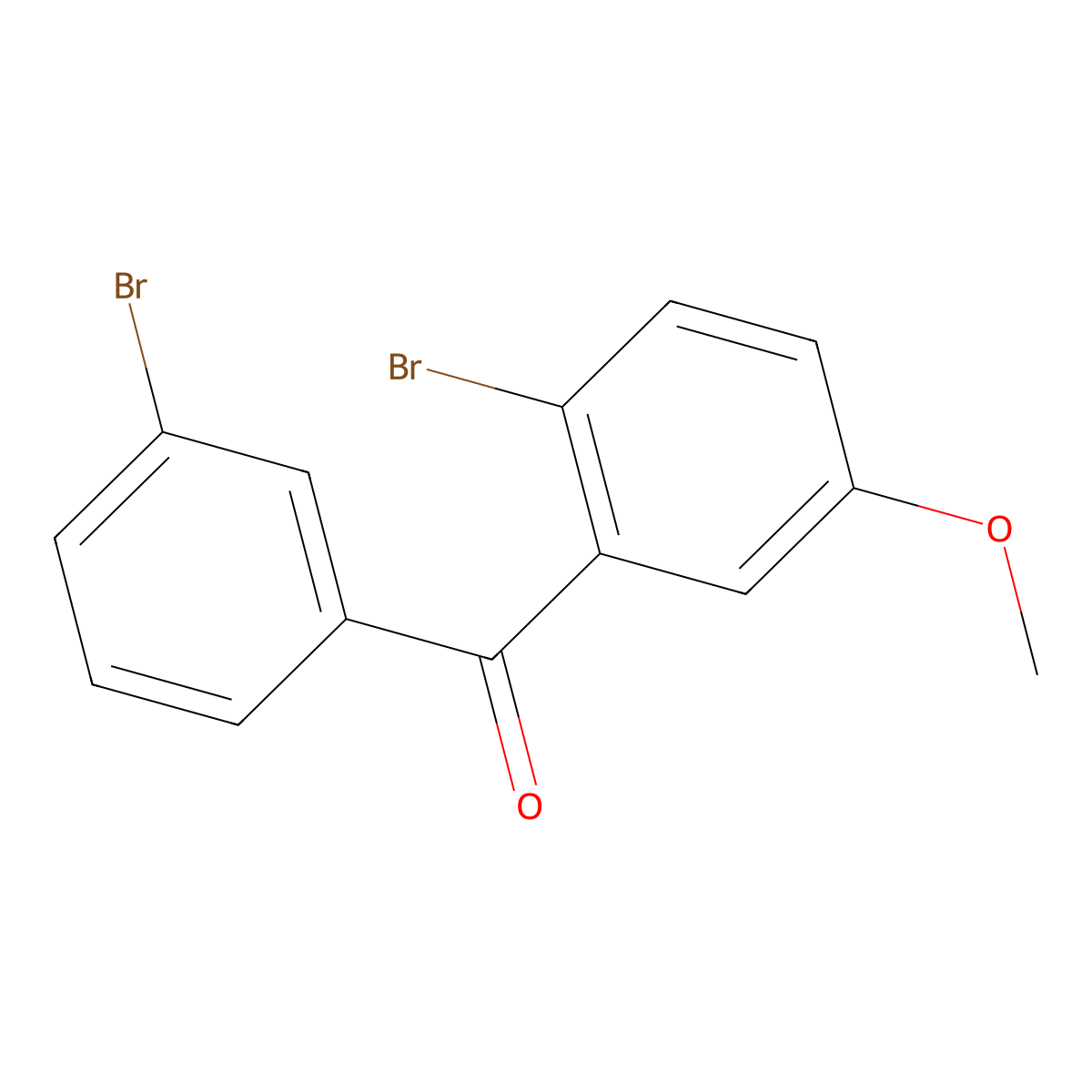 2,3'-Dibromo-5-methoxybenzophenone molecular structure, CAS 746651-87-6