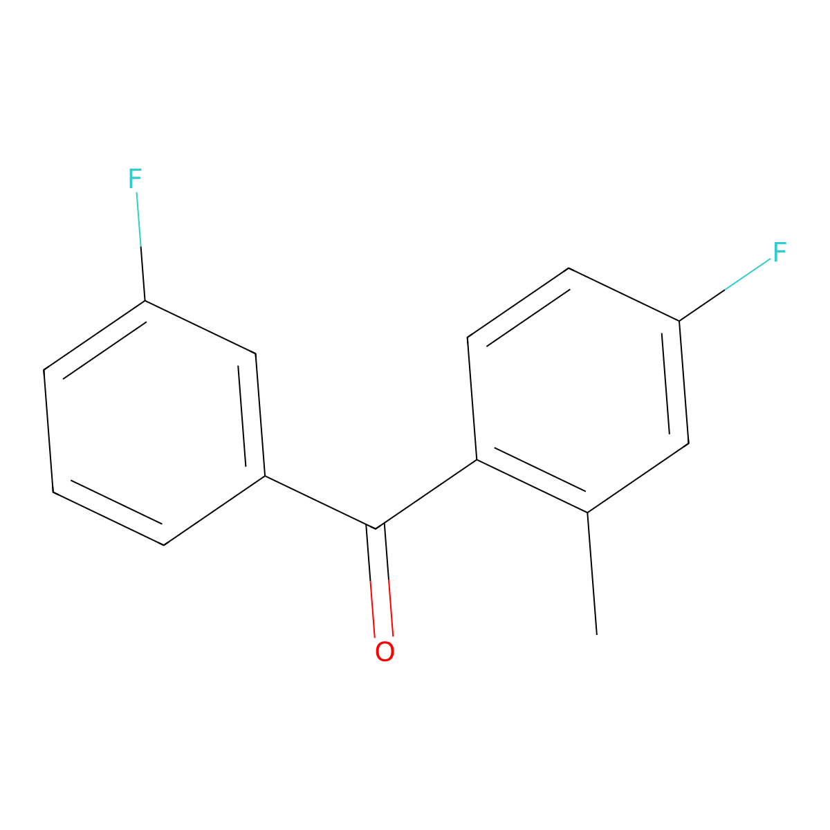 3,4'-Difluoro-2'-methylbenzophenone molecular structure, CAS 746651-91-2