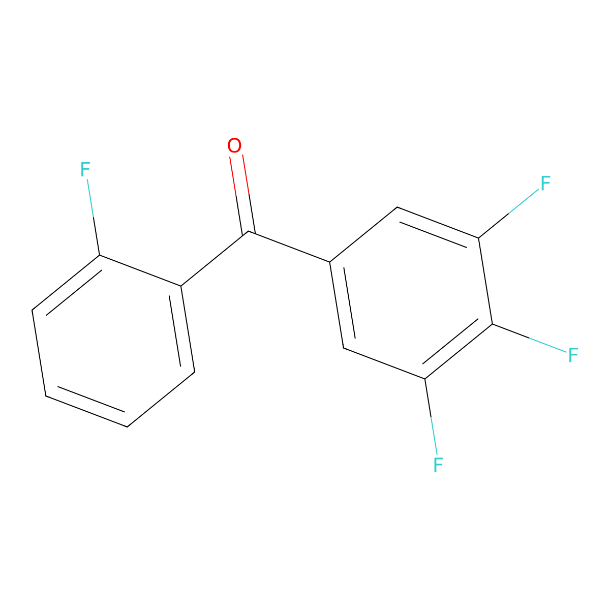 2,3',4',5'-Tetrafluorobenzophenone molecular structure, CAS 746651-93-4