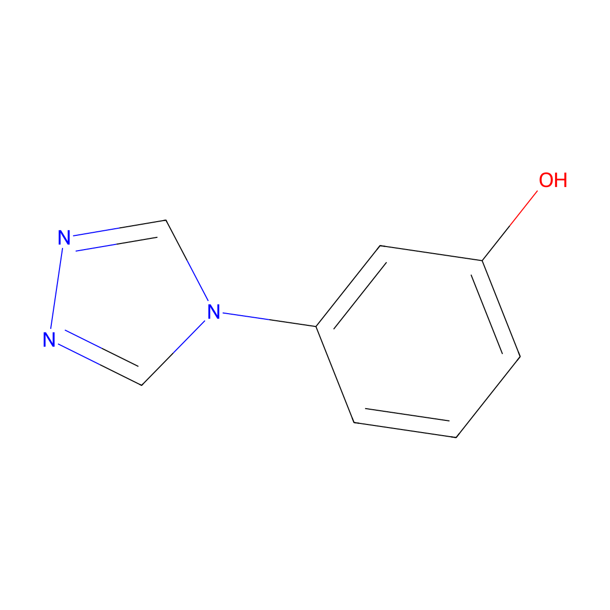 3-(4H-1,2,4-triazol-4-yl)phenol molecular structure, CAS 746656-39-3