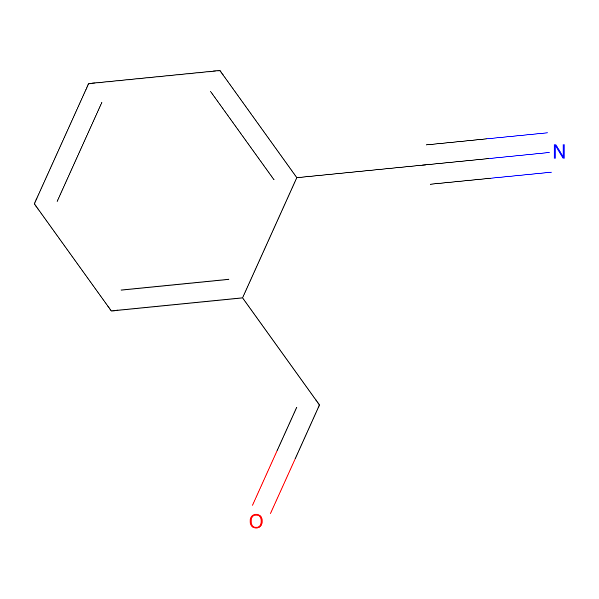 2-Cyanobenzaldehyde molecular structure, CAS 7468-67-9