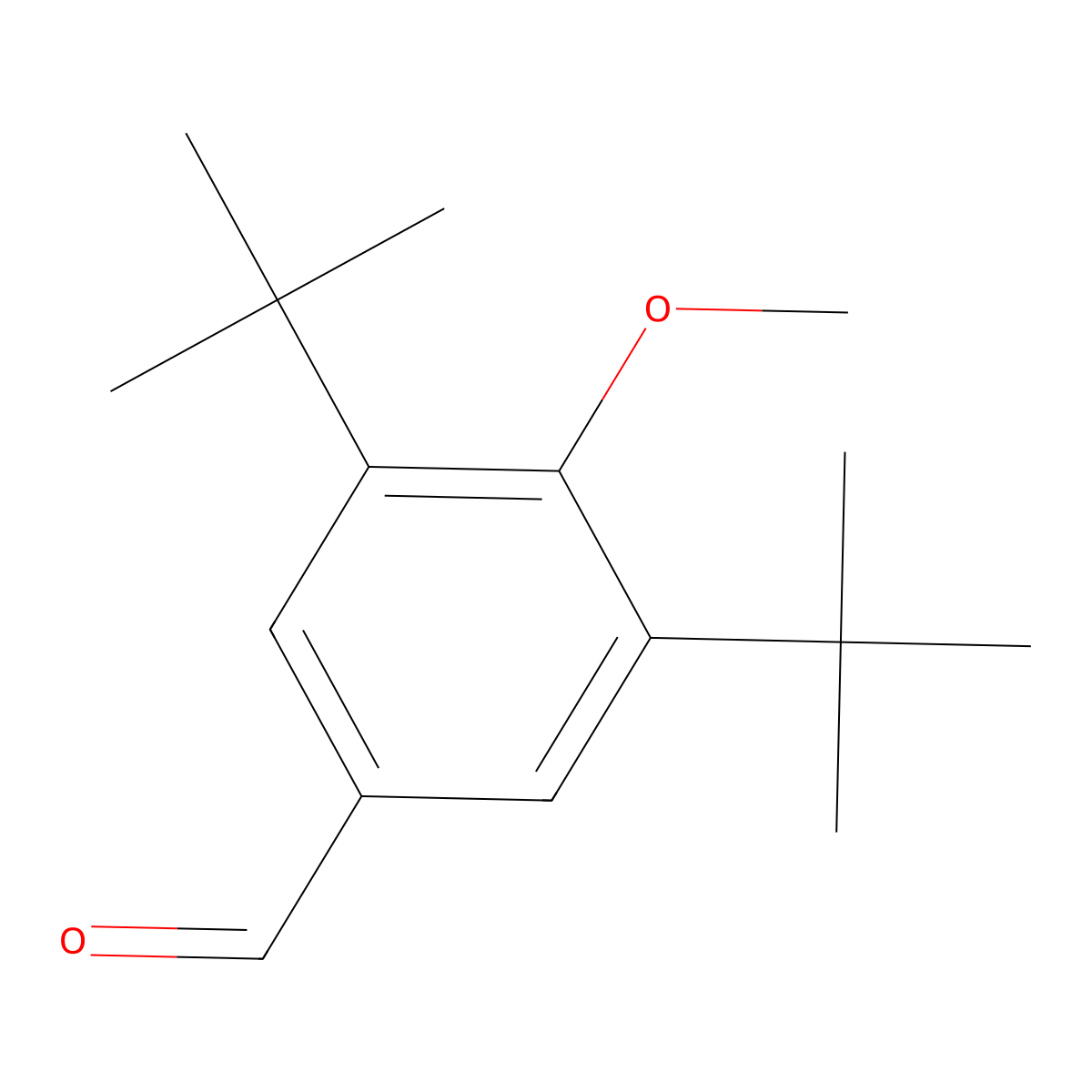 3,5-DI-Tert-butyl-4-methoxybenzaldehyde molecular structure, CAS 74684-38-1