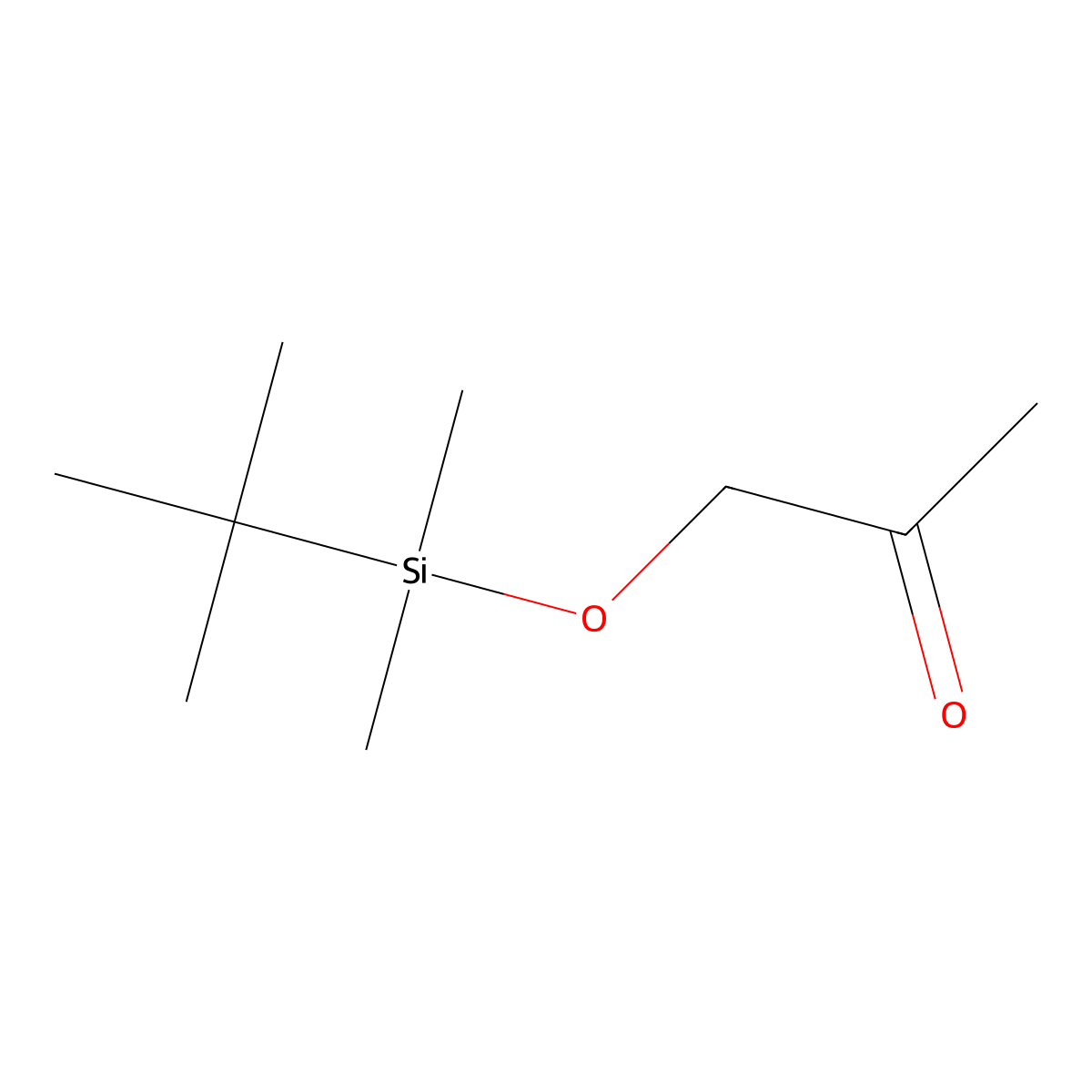 1-(tert-Butyldimethylsilyloxy)-2-propanone molecular structure, CAS 74685-00-0