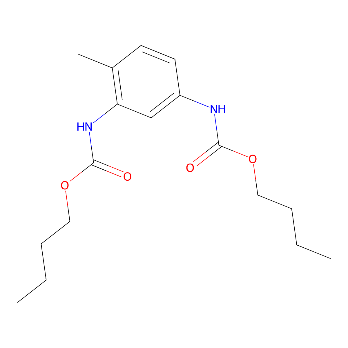 N,N'-Bis(Butoxycarbonyl)-4-methyl-1,3-phenylenediamine molecular structure, CAS 7469-49-0
