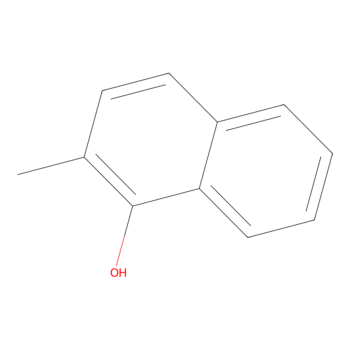 2-Methyl-1-naphthol molecular structure, CAS 7469-77-4