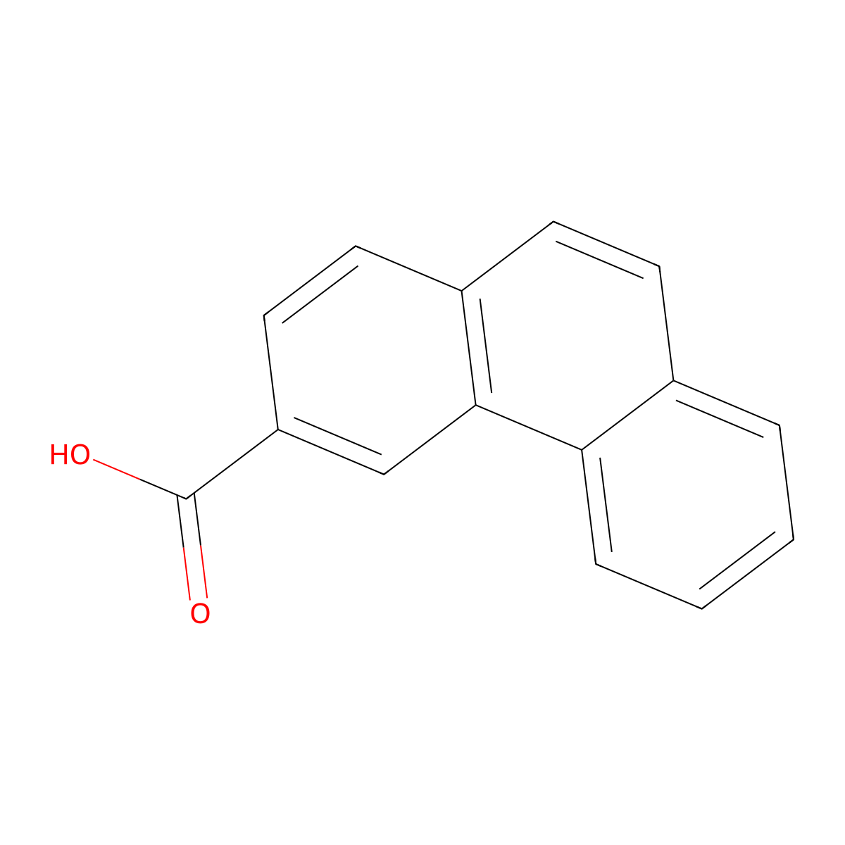 3-Phenanthrenecarboxylic acid molecular structure, CAS 7470-14-6