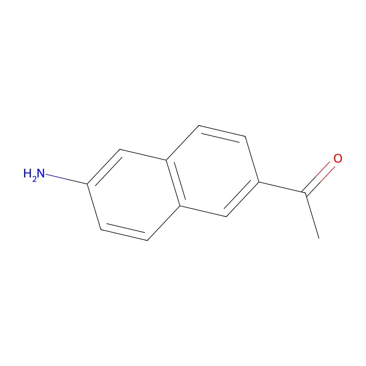 1-(6-Aminonaphthalen-2-yl)ethanone molecular structure, CAS 7470-88-4