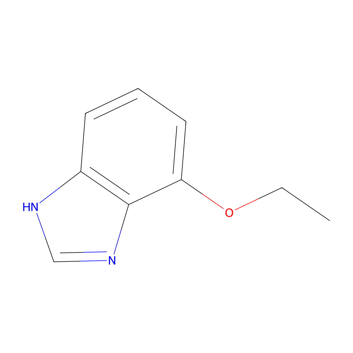 4-ethoxy-1H-benzimidazole molecular structure, CAS 7471-06-9