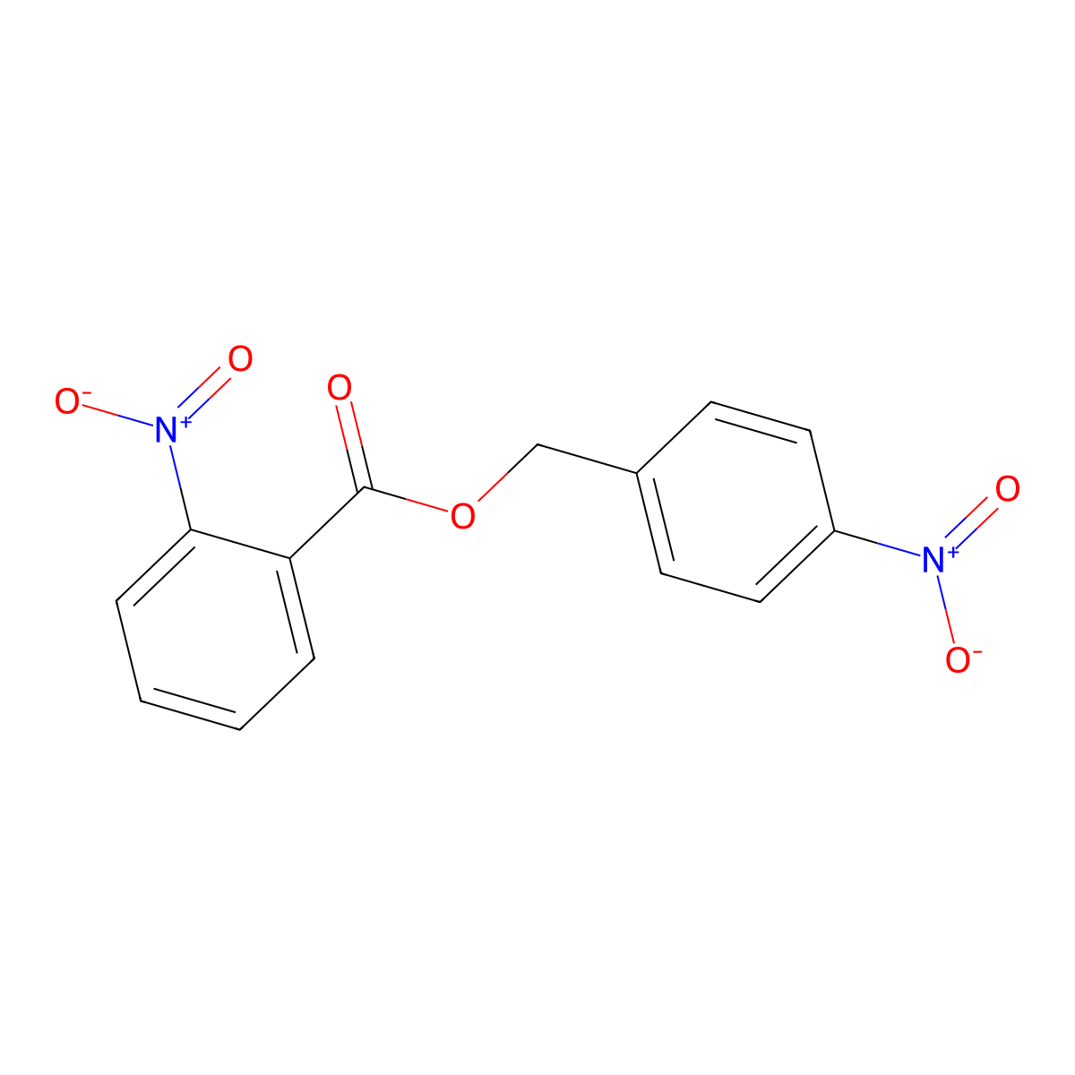 4-Nitrobenzyl 2-nitrobenzoate molecular structure, CAS 7471-30-9