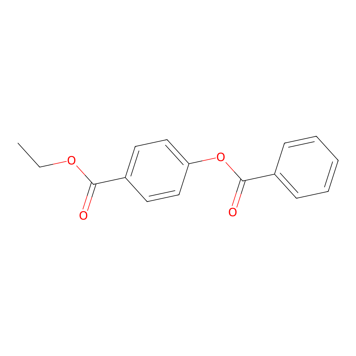 Ethyl 4-benzoyloxybenzoate molecular structure, CAS 7471-31-0