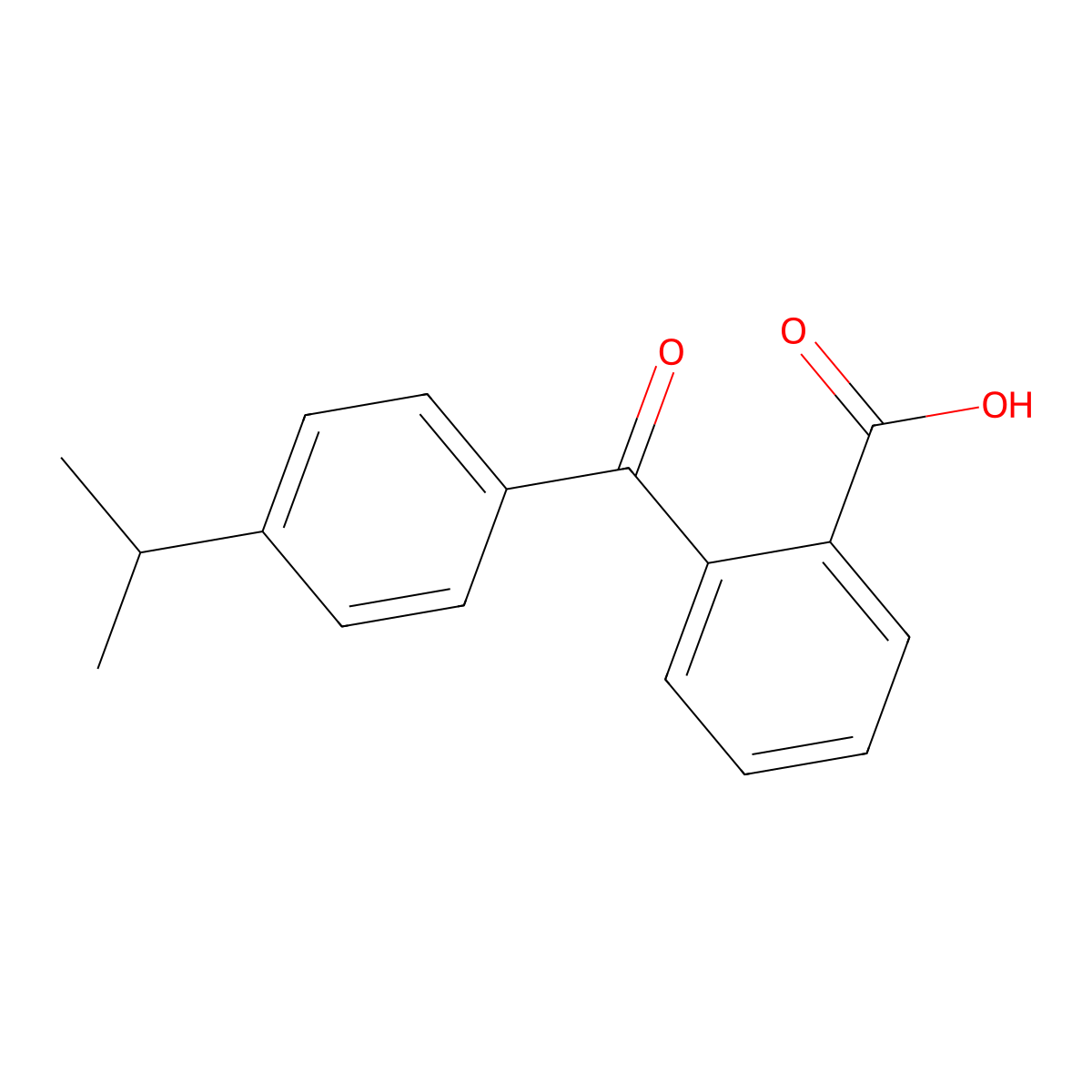 2-(4-Isopropylbenzoyl)benzoic acid molecular structure, CAS 7471-33-2