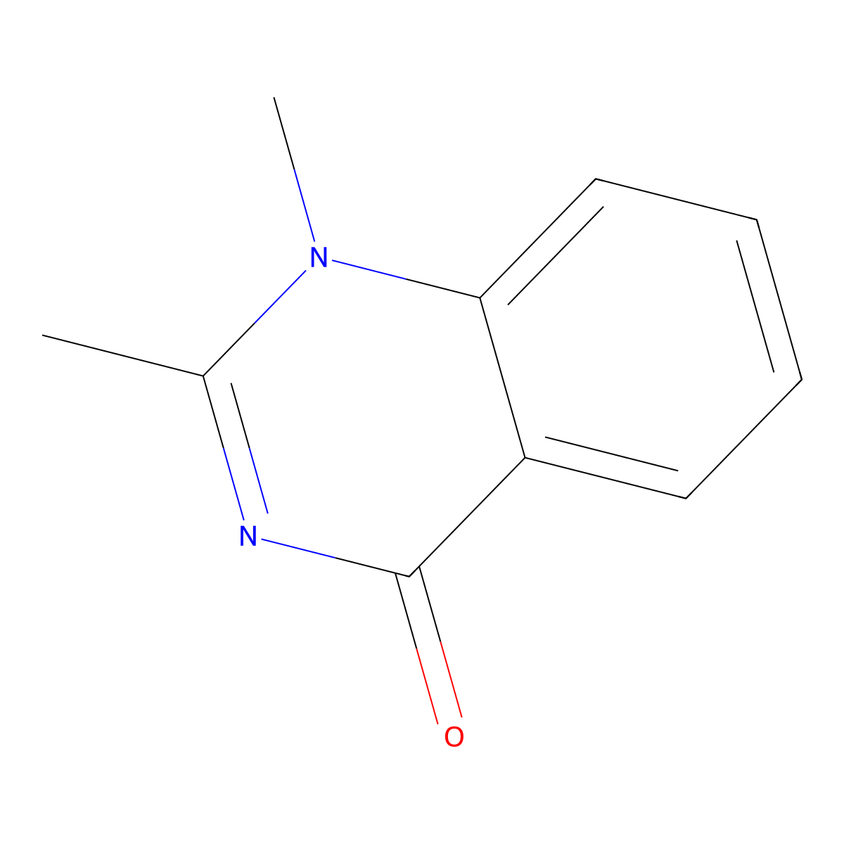 1,2-dimethylquinazolin-4(1H)-one molecular structure, CAS 7471-65-0