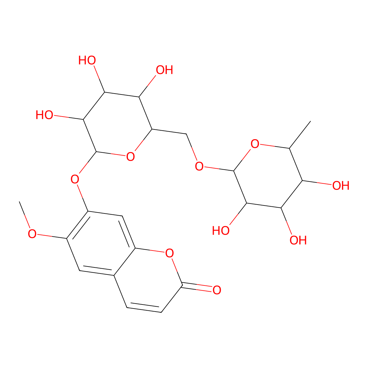 Haploperoside molecular structure, CAS 74712-71-3