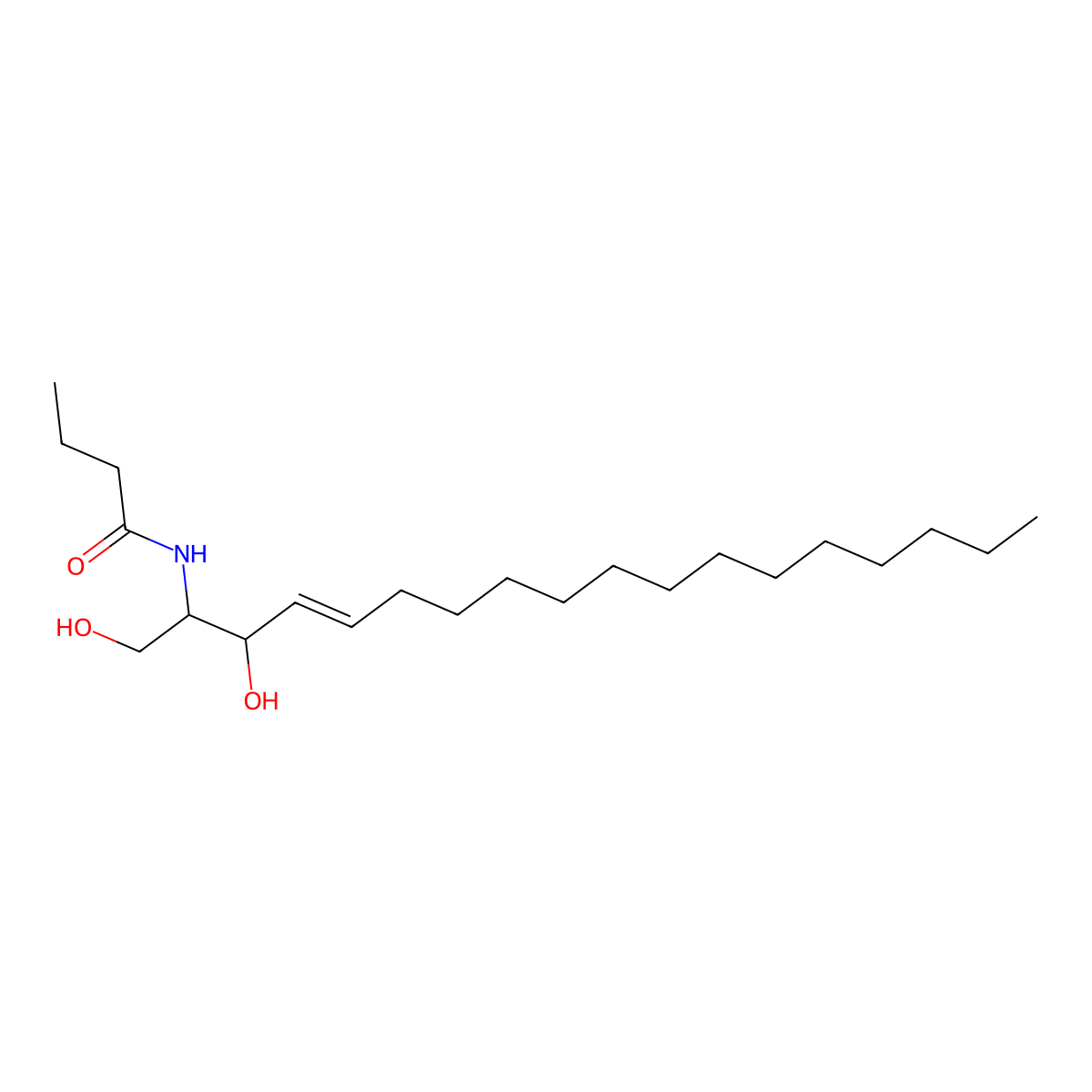 Ceramide 4 molecular structure, CAS 74713-58-9