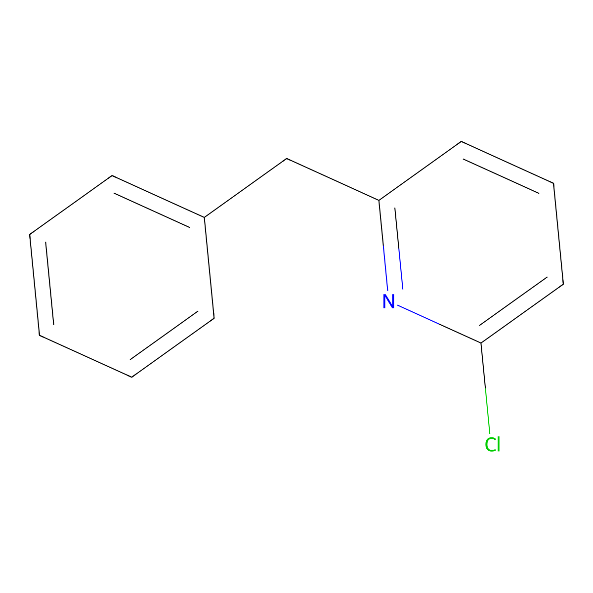 2-Benzyl-6-chloropyridine molecular structure, CAS 74714-04-8