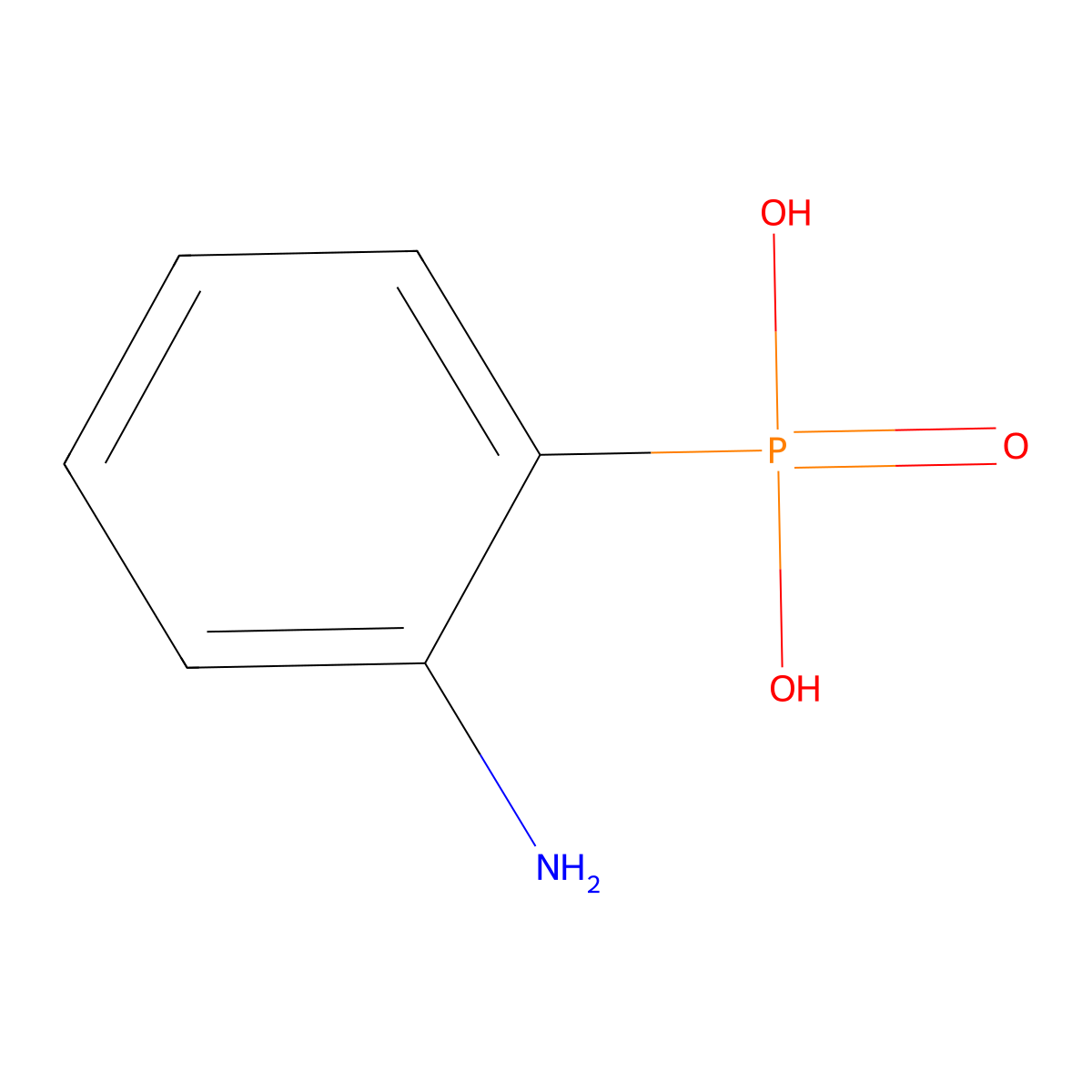 (2-Aminophenyl)phosphonic acid molecular structure, CAS 7472-16-4