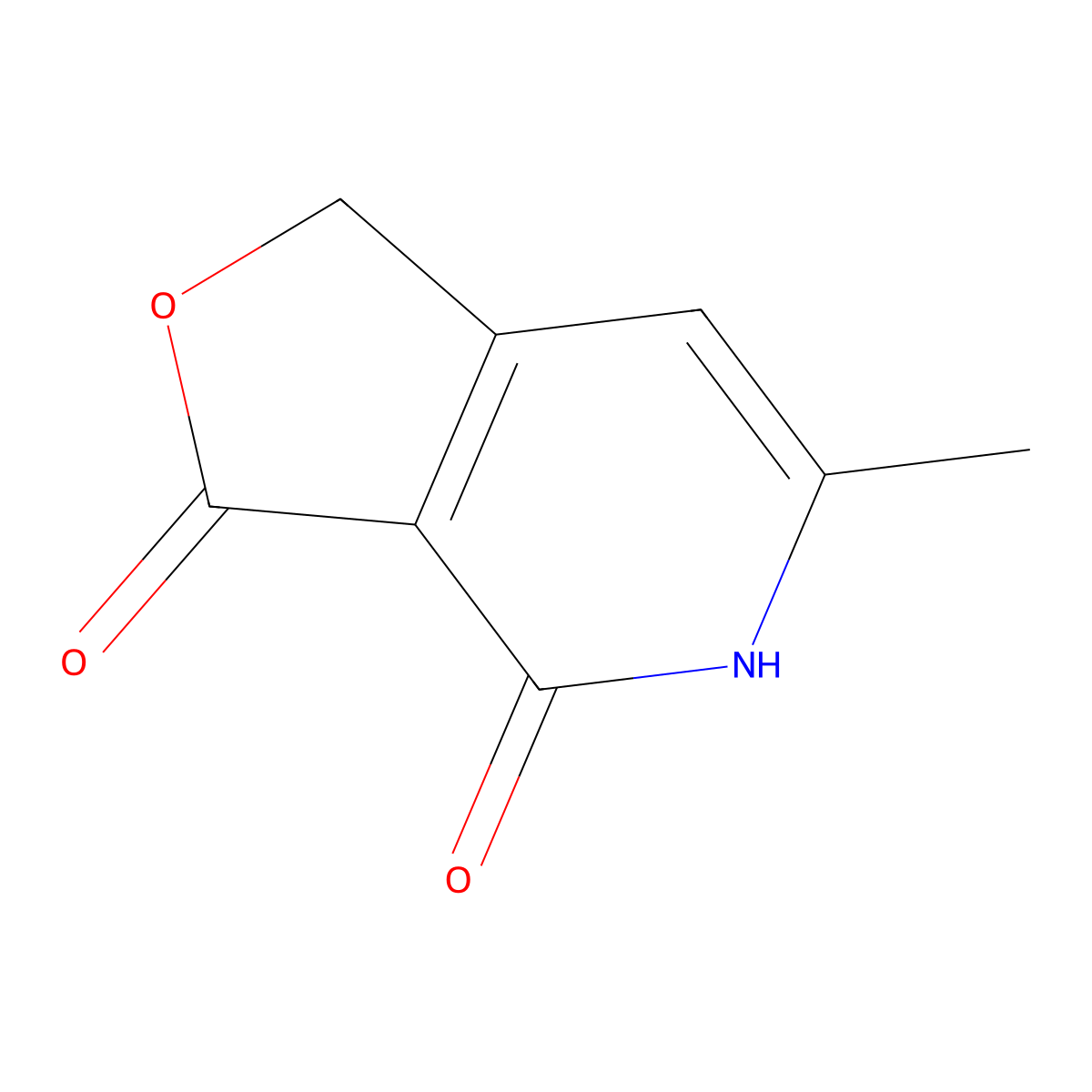 6-Methylfuro[3,4-c]pyridine-3,4(1H,5H)-dione molecular structure, CAS 7472-18-6