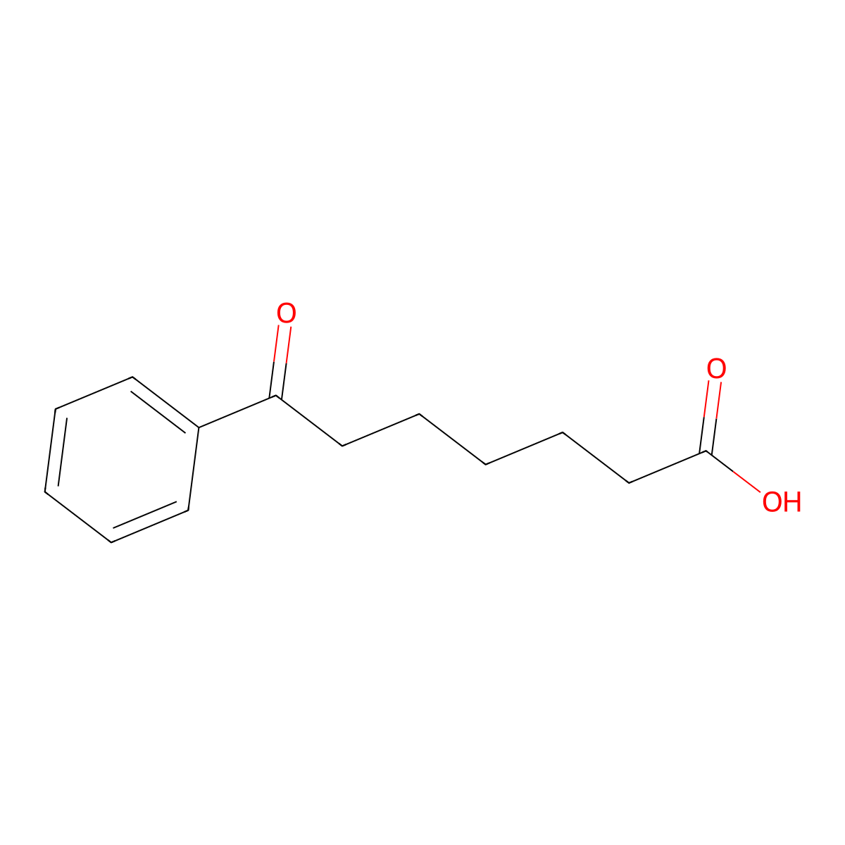 7-Oxo-7-phenylheptanoic acid molecular structure, CAS 7472-43-7