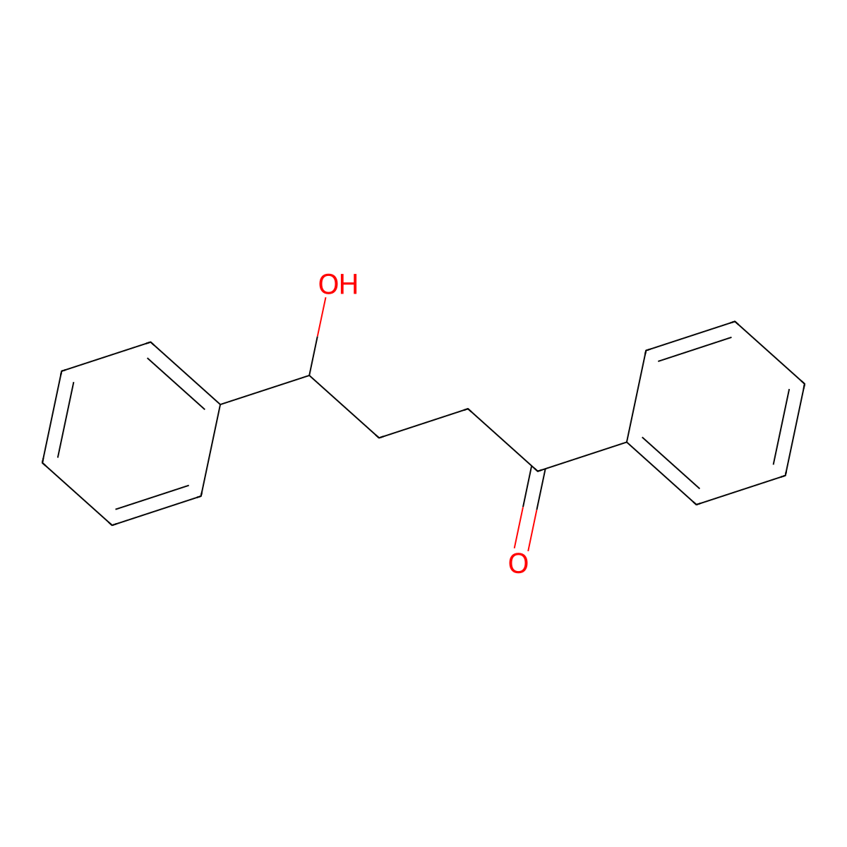 4-Hydroxy-4-phenylbutyrophenone molecular structure, CAS 7472-58-4