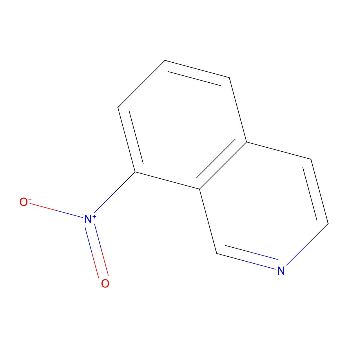 8-Nitroisoquinoline molecular structure, CAS 7473-12-3