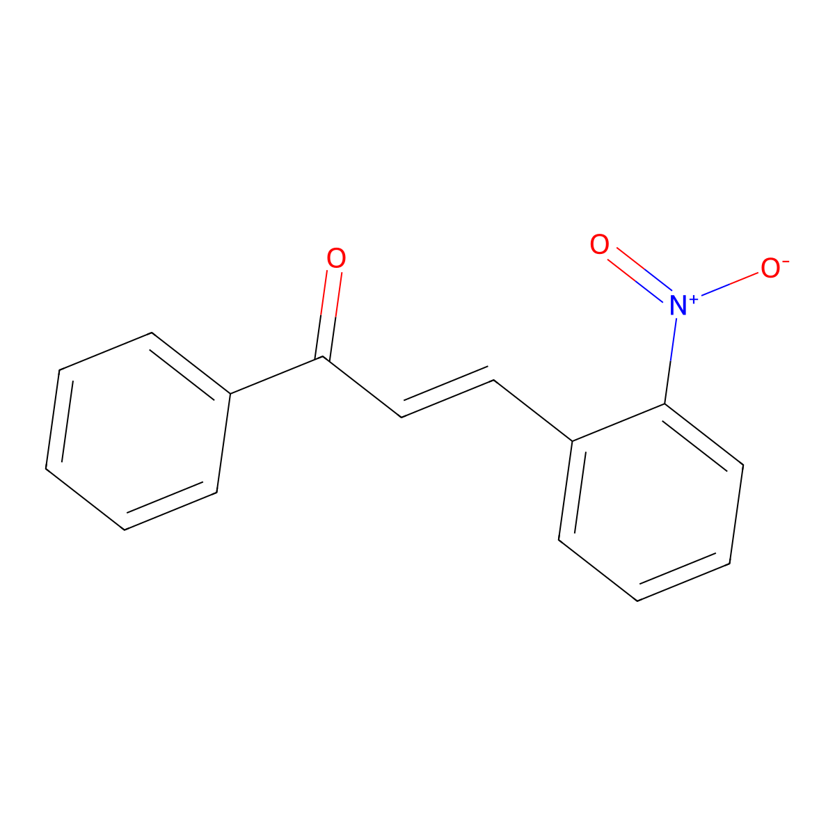 2-Nitrochalcone molecular structure, CAS 7473-93-0