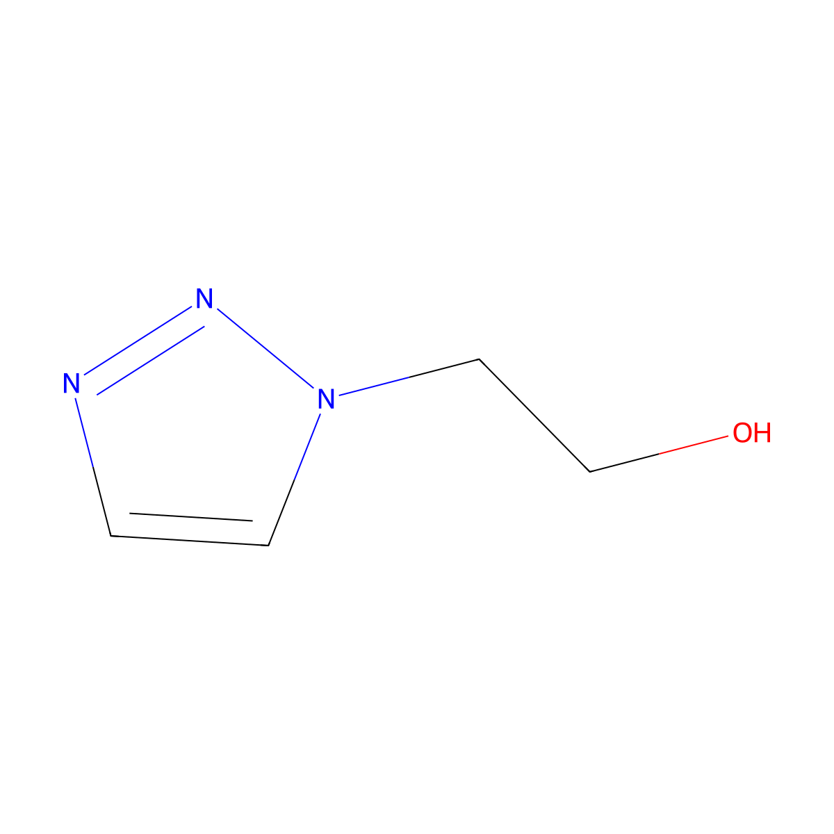 2-(1H-1,2,3-triazol-1-yl)ethan-1-ol molecular structure, CAS 74731-63-8