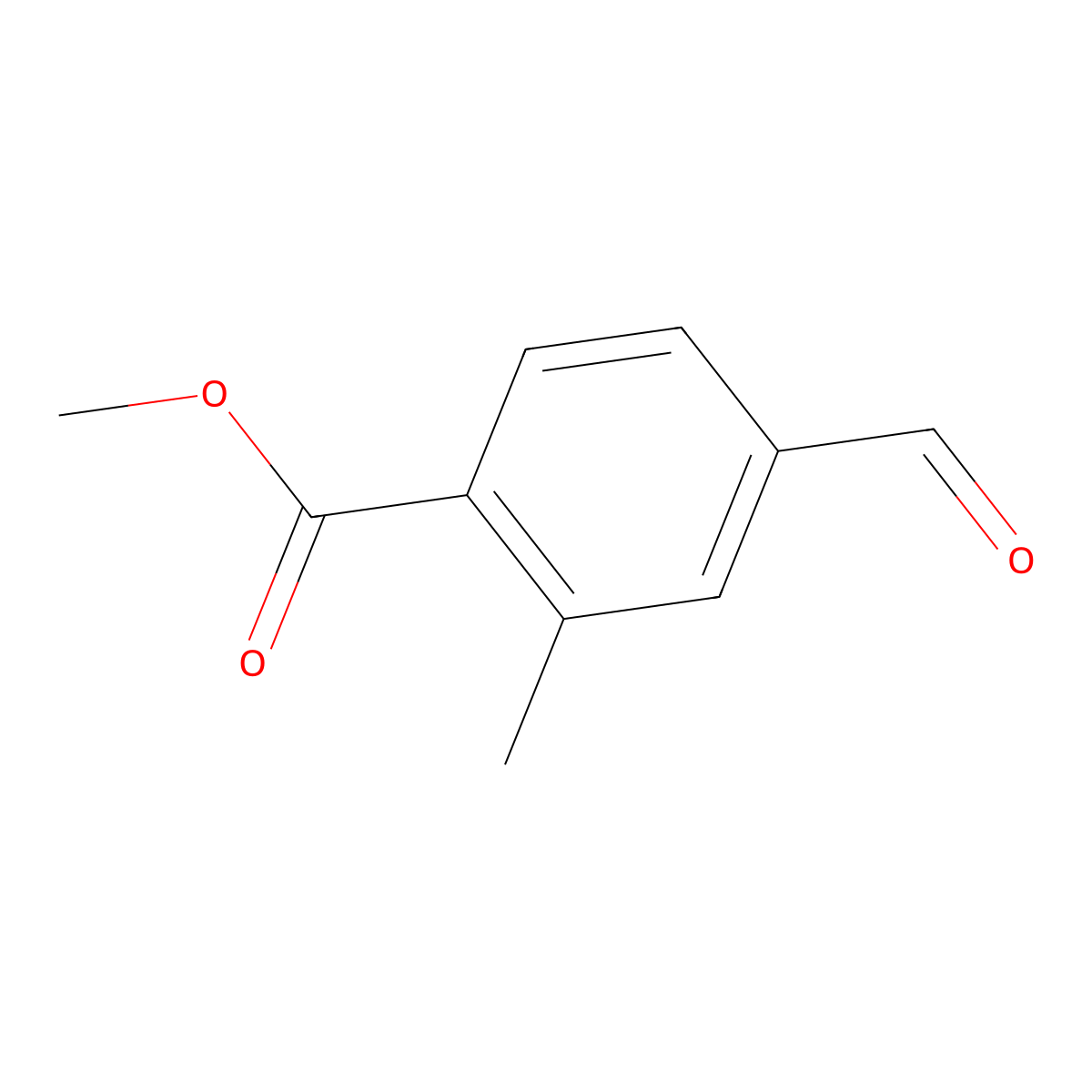 Methyl 4-formyl-2-methylbenzoate molecular structure, CAS 74733-23-6