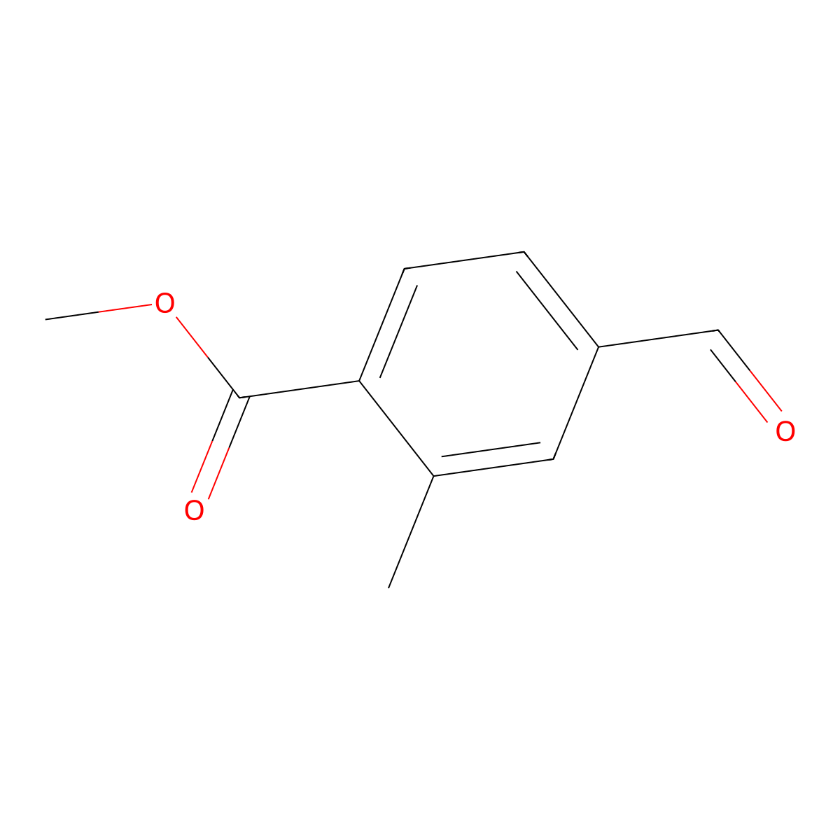Methyl 4-formyl-2-methylbenzoate molecular structure, CAS 74733-23-6