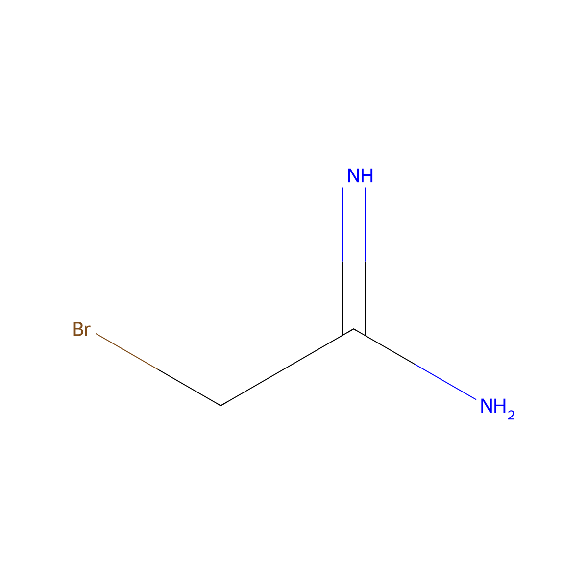 2-Bromoethanimidamide molecular structure, CAS 747357-91-1